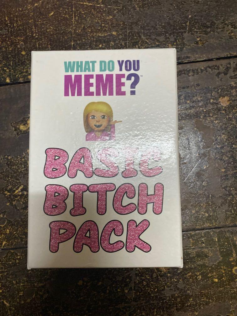 What Do You Meme Basic B*tch Pack (Category: In-Game Products) located in Dungun. Submitted by sofeaaeee (Listing ID 1099873724, Image 1). Description: Additional pack for what do you meme Only played twice Price exc postage Postage RM8 Chat for further details ☺️.