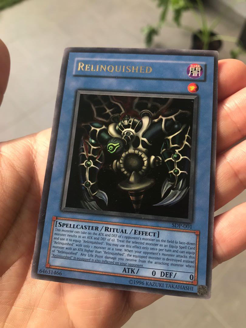Yugioh Relinquished SDP-001 UR, Hobbies & Toys, Toys & Games on Carousell
