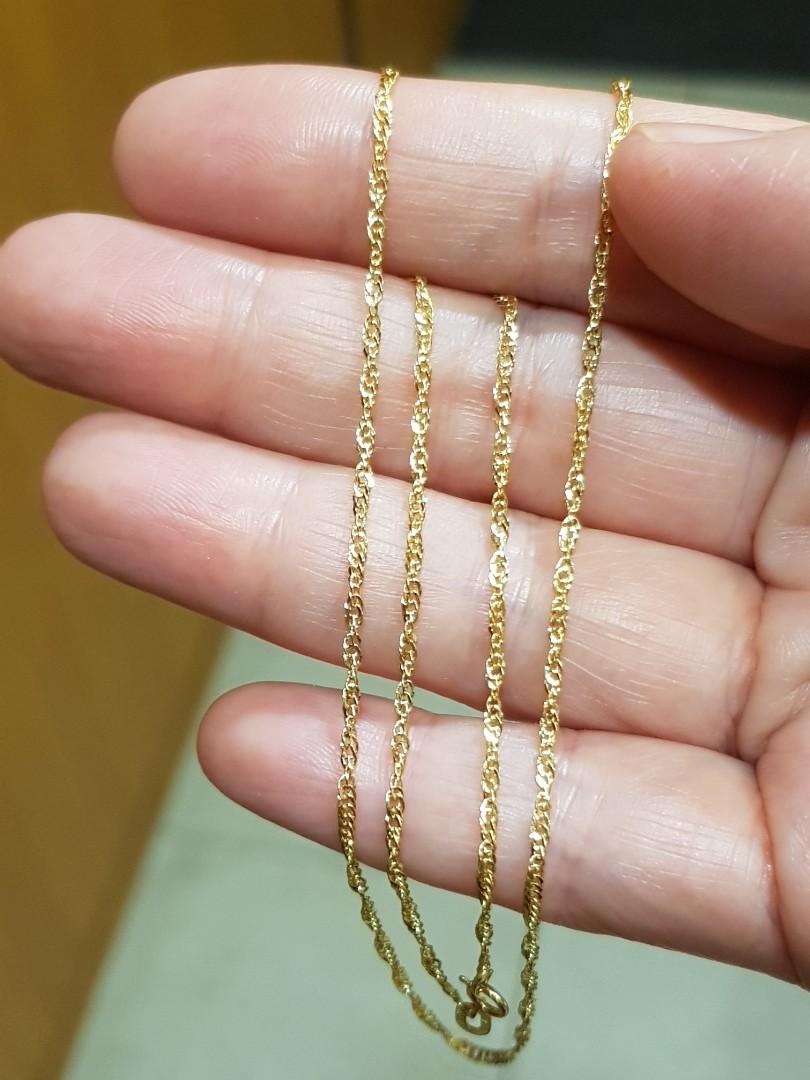 verwijderen Wees tevreden feedback 18k (750) Saudi gold necklace, Women's Fashion, Jewelry & Organisers,  Necklaces on Carousell