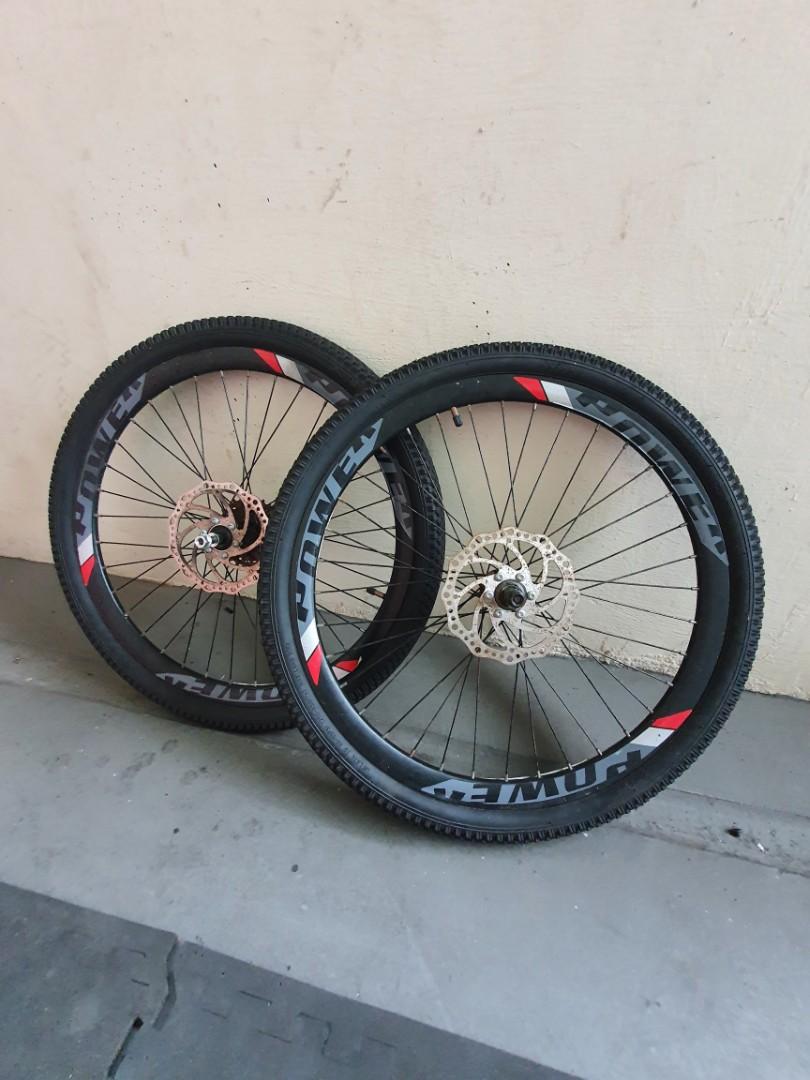 24 inch clearance disc wheelset
