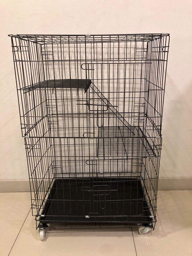 Cat cage 2 tier shop