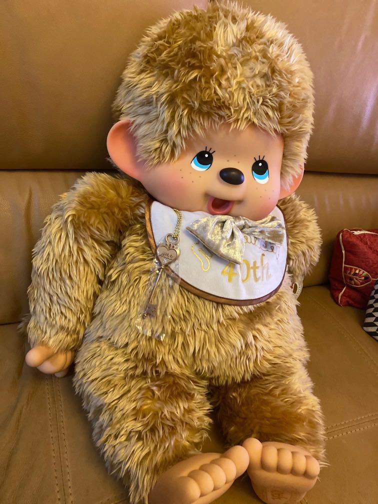 【Monchhichi】レア 40th Anniversary Lサイズ 40th anniversary big monchichi, Hobbies & Toys, Memorabilia