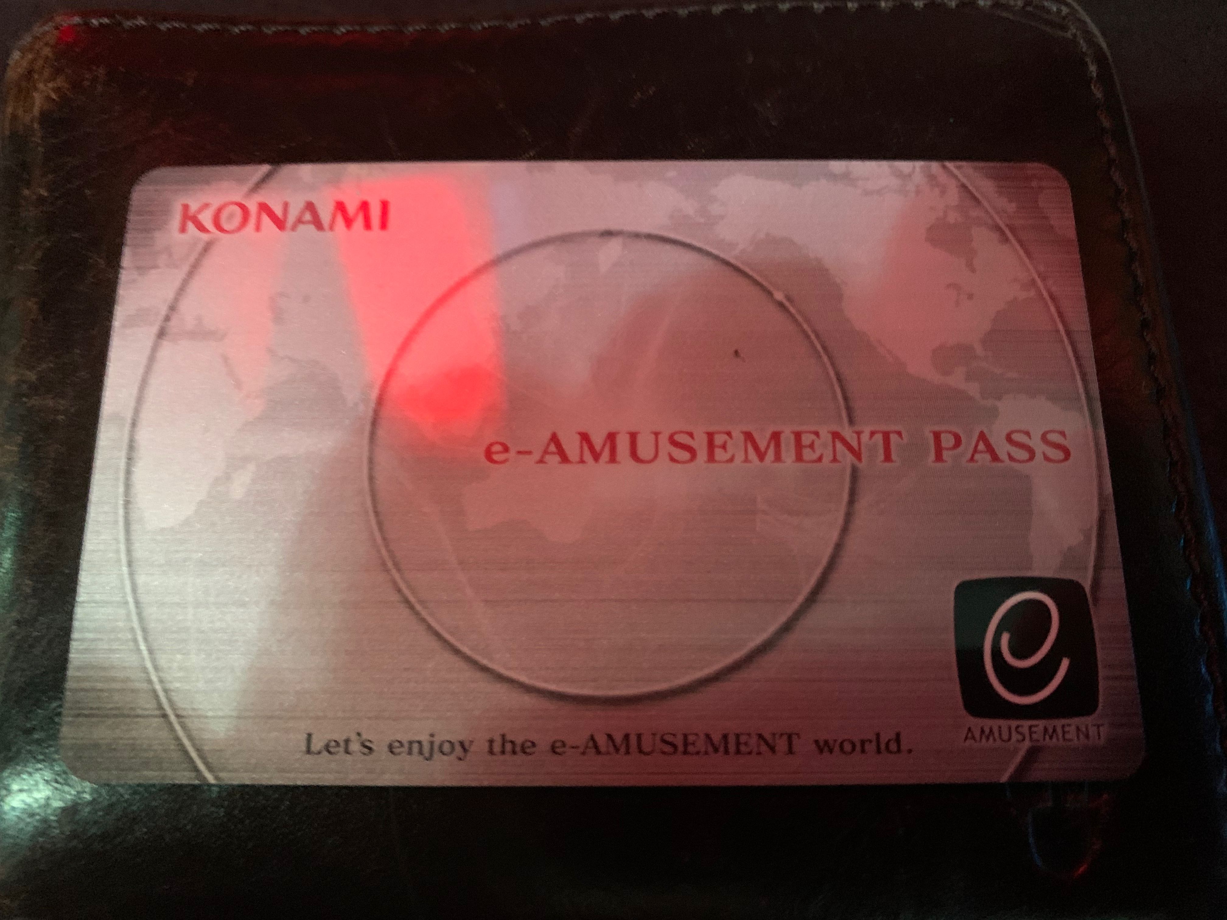 KONAMI 街機E-amusement pass, 電子遊戲, 遊戲機配件, 互動遊戲Figure - Carousell