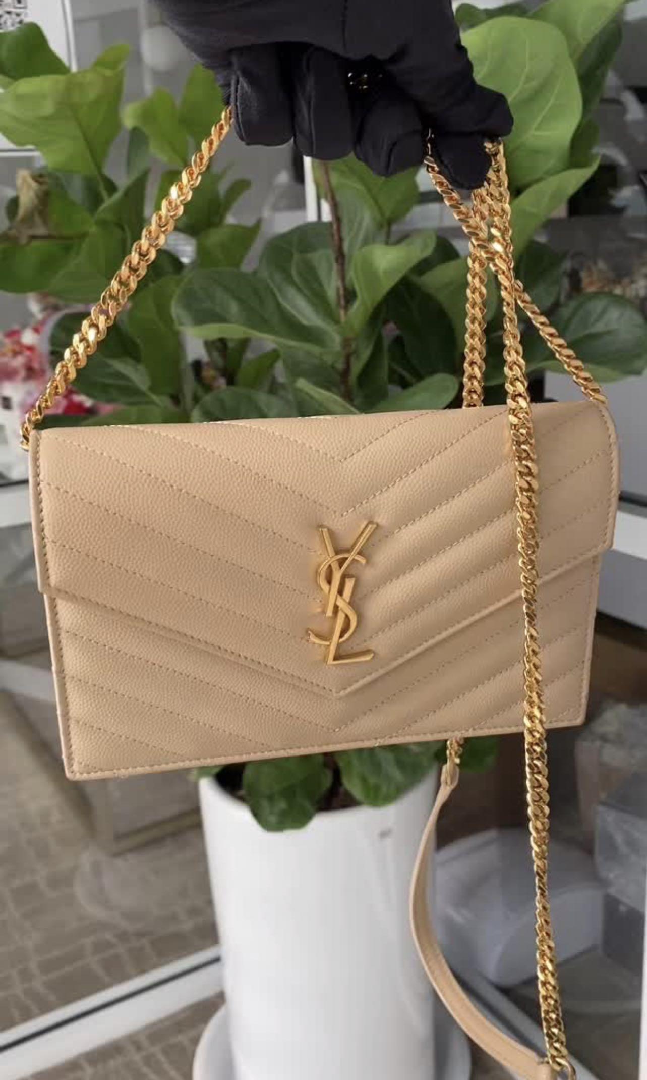 🆕 AUTHENTIC SAINT LAURENT YSL WOC SMALL, Women's Fashion, Bags & Wallets,  Purses & Pouches on Carousell