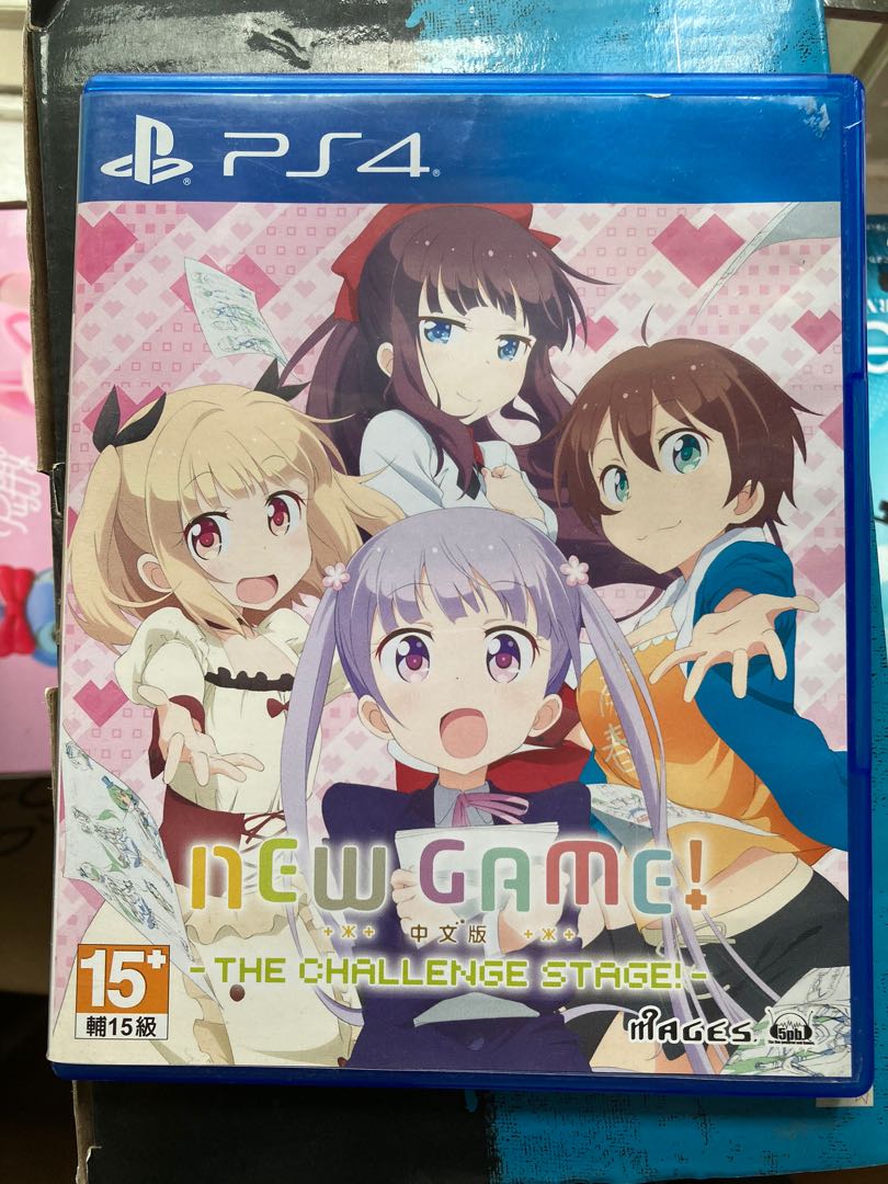 [日語中字] PS4 game New Game! - The Challenge Stage! 二手外盒
