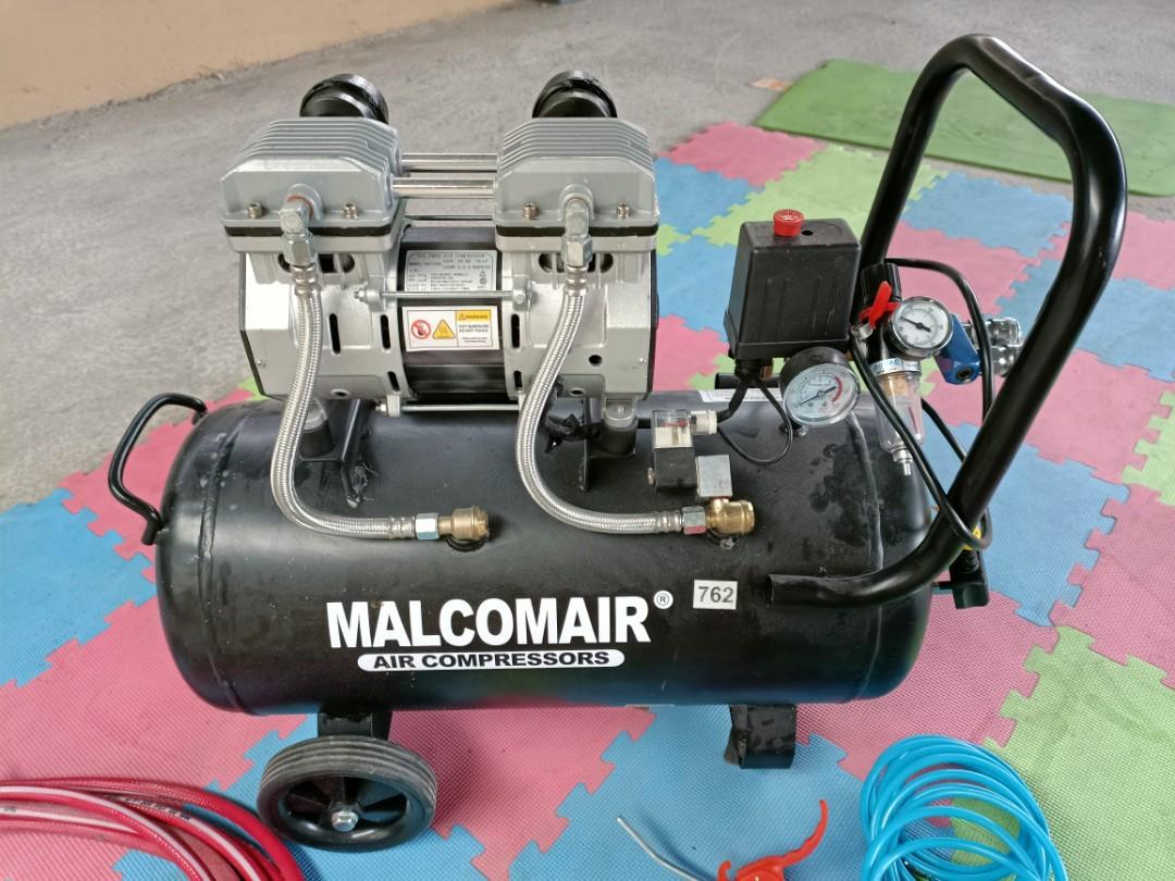 Air Compressor Oil Less 50l 2hp Design Craft Craft Supplies Tools On Carousell