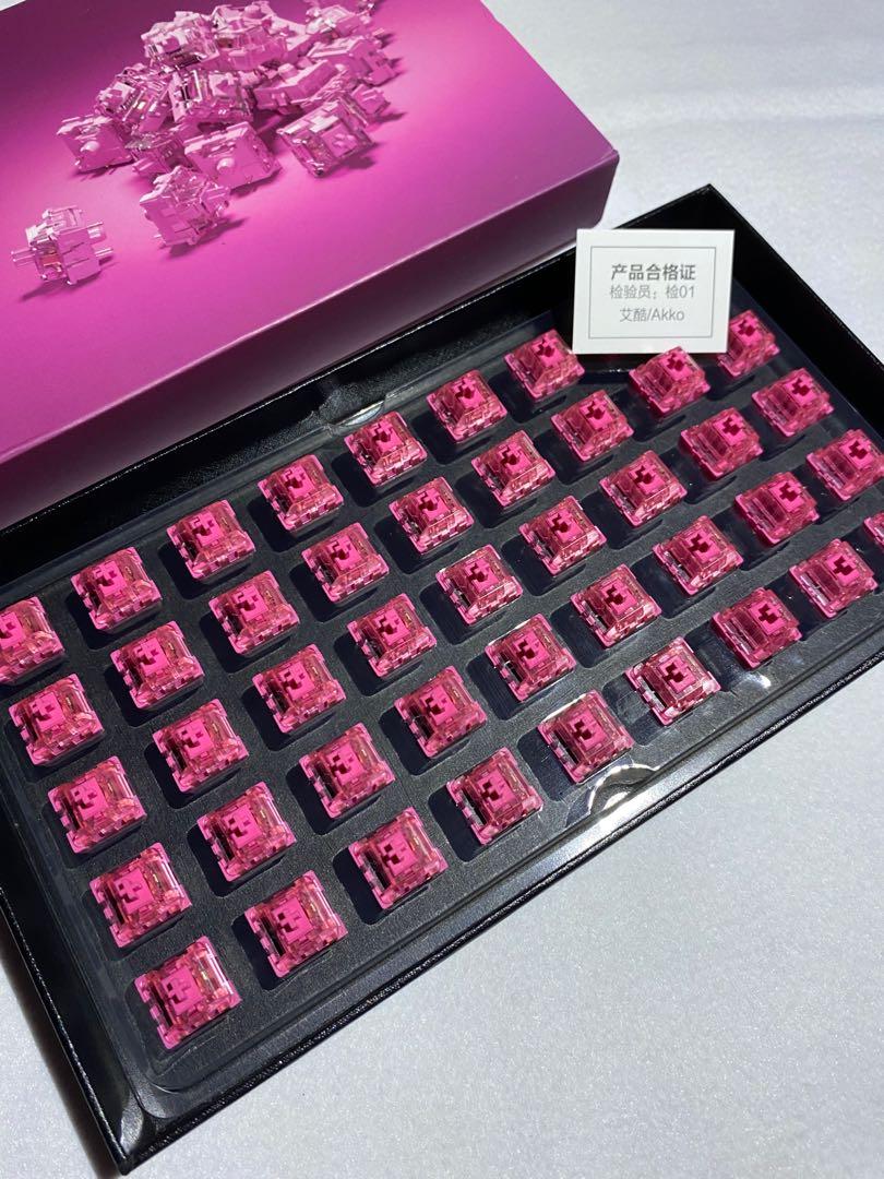 [INSTOCK] AKKO Rose Red Linear Switches (Authentic), Computers & Tech