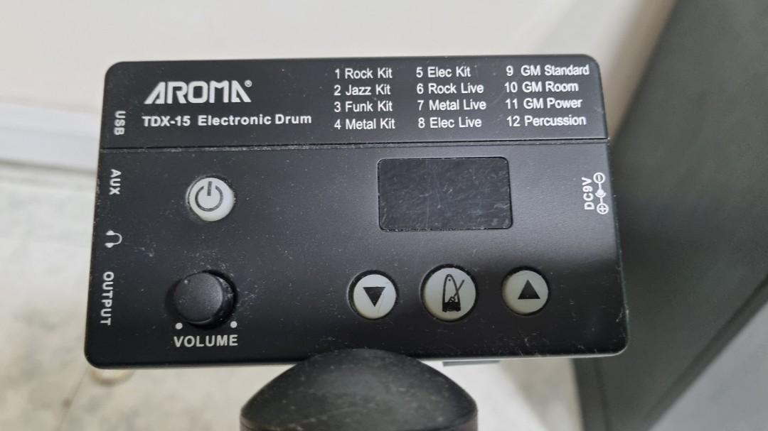 Aroma TDX-15 Electronic Drum, Hobbies & Toys, Music & Media, Musical ...