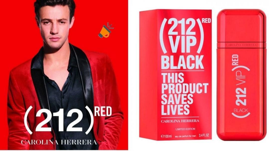 Perfume Carolina Herrera Vip Black Red Herrera Perfume 212 Vip