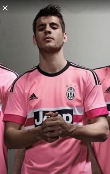 Juventus pink outlet jersey authentic