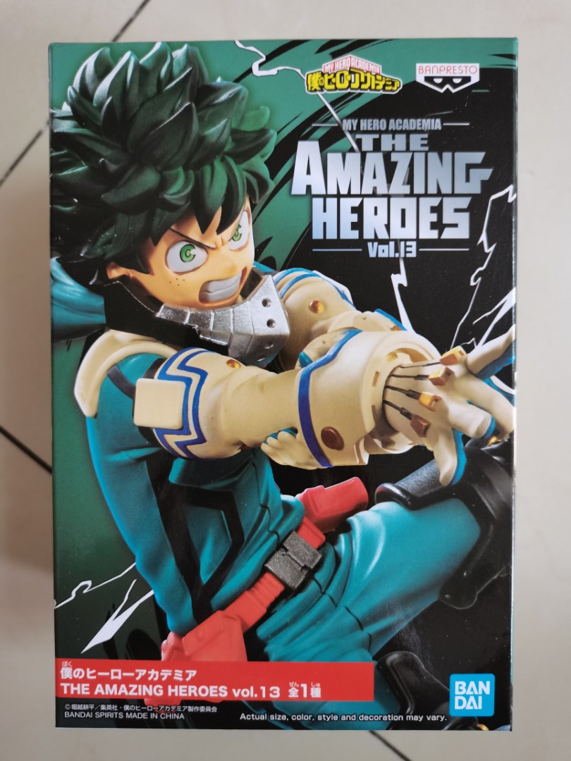 Banpresto My Hero Academia The Amazing Heroes Vol 13 Izuku Midoriya Figure Toys Games Action Figures Collectibles On Carousell