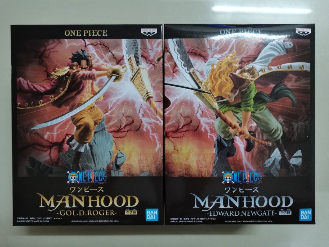 Banpresto One Piece Manhood Edward D Newgate Gol D Roger Set Of 2 Hobbies Toys Collectibles Memorabilia Fan Merchandise On Carousell