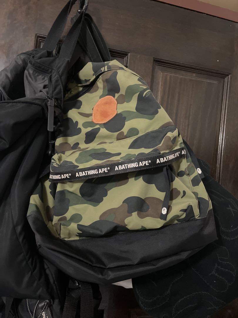 BAPE CAMO BACKPACK, Men's Fashion, Bags, Backpacks on Carousell