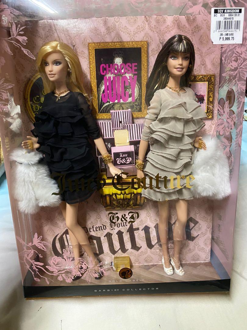 いラインアップ バリューセレクトショップ2004 Gold Label Juicy Couture Barbie Collectible Dolls ジューシークチュールバービー 1
