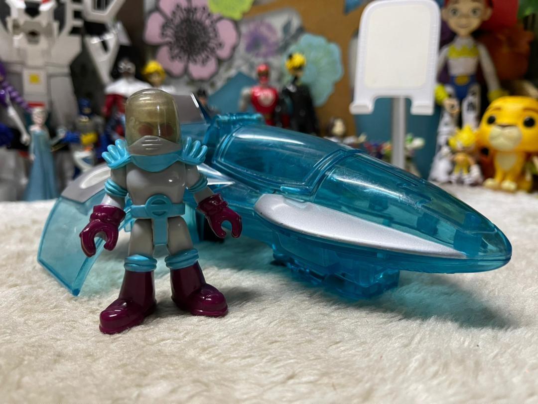 Batman Imaginext Mr Freeze Ice Jet Figure Set DC Super Friends