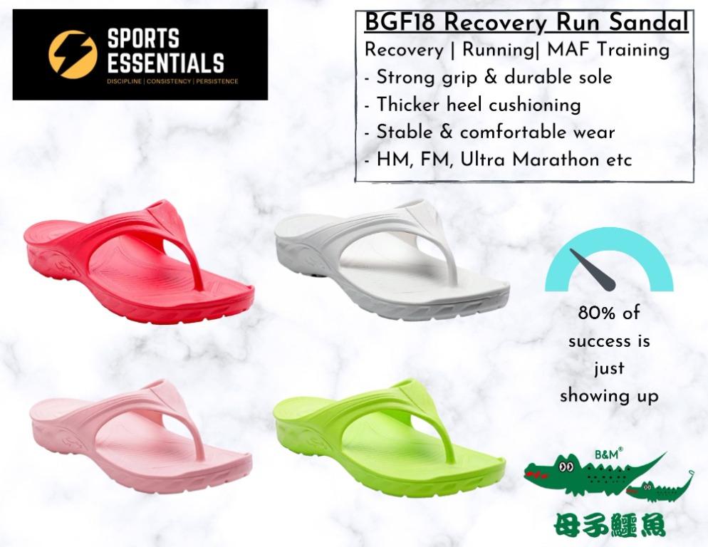 Running discount recovery sandals
