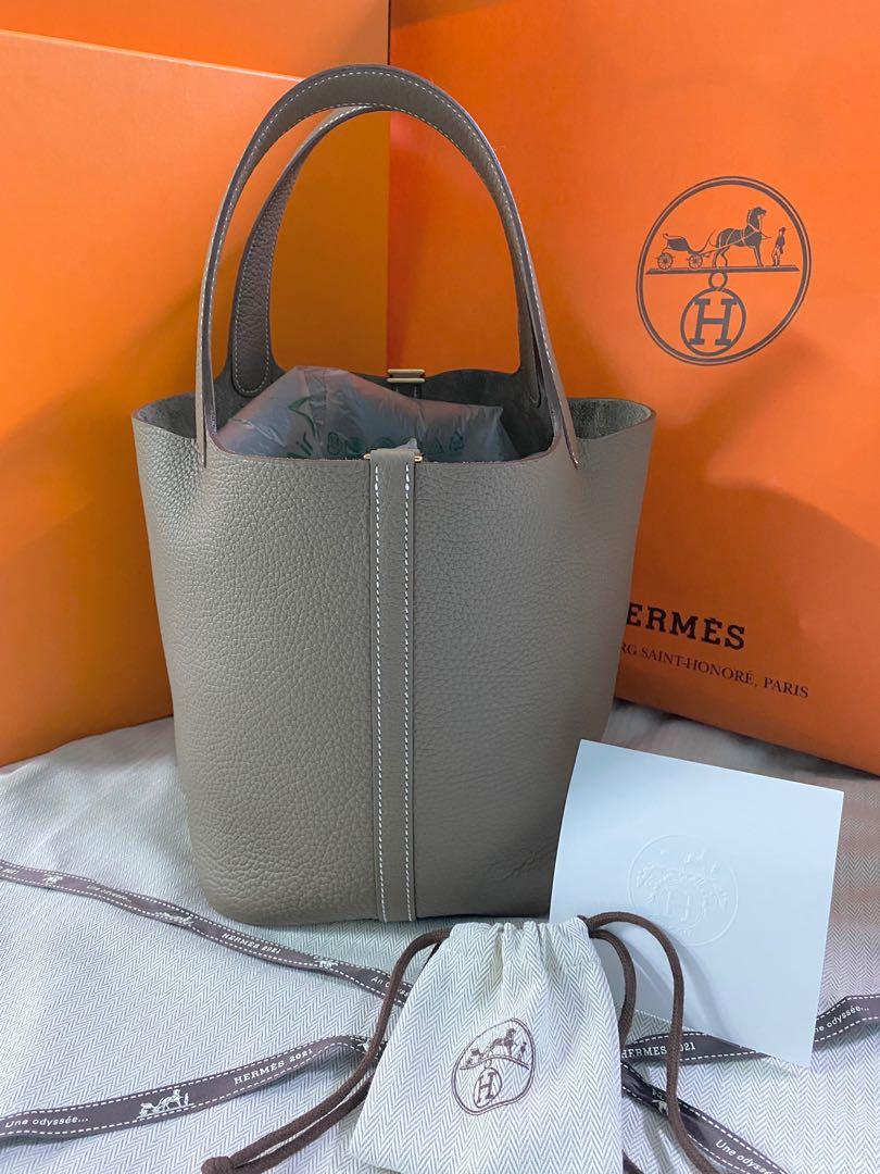 Hermes Taurillon Clemence Picotin Lock 22, Hermes Handbags