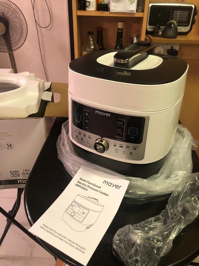 Mayer 6L Multi Functional Electric Pressure Cooker MPC6062A BNIB