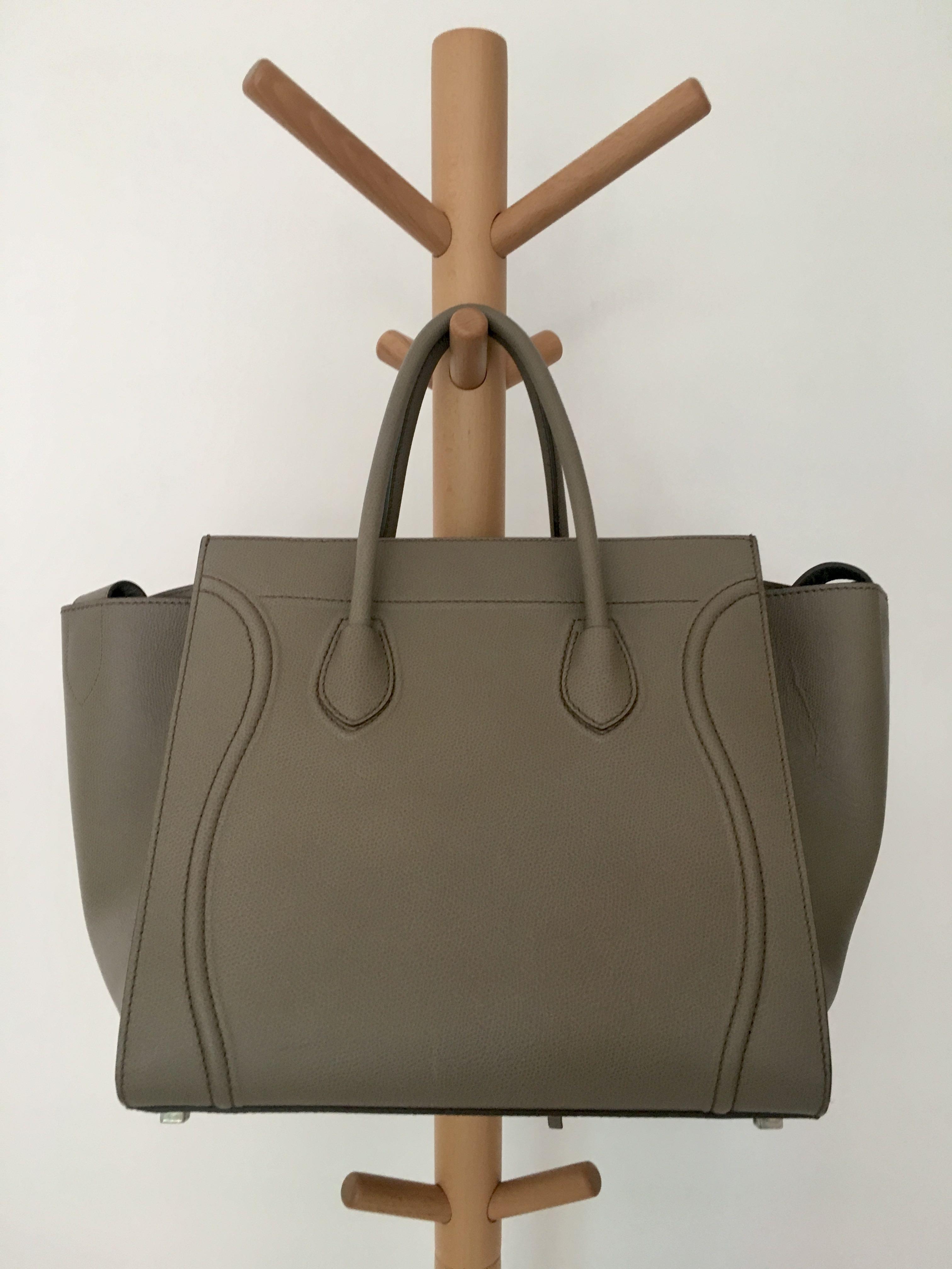 Celine Medium Phantom Luggage Taupe Women s Fashion Bags