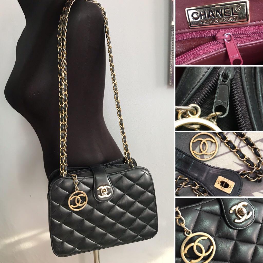 CHANEL 1970s INTERWOVEN LEATHER VINTAGE BAG, Luxury, Bags & Wallets on ...