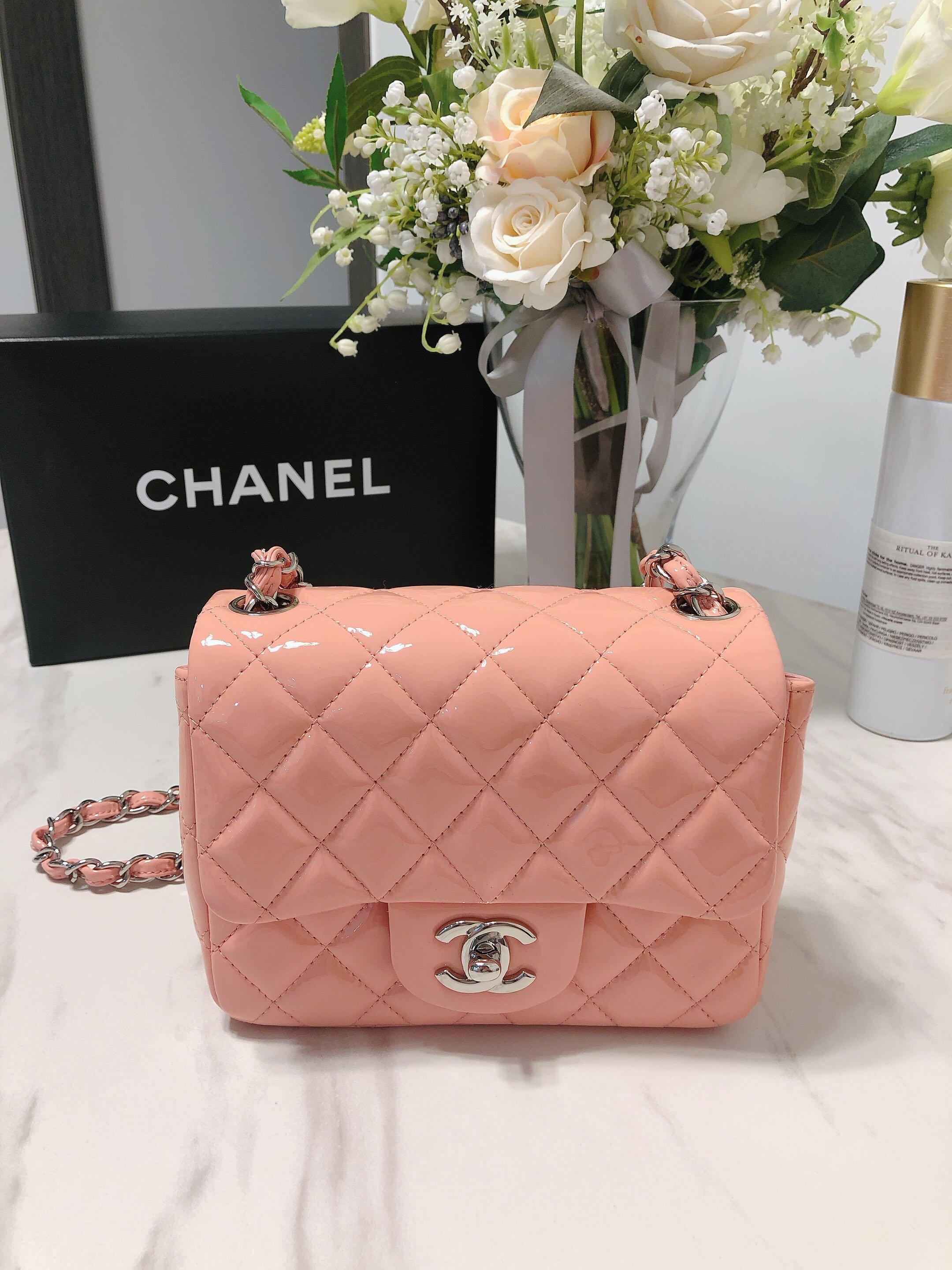 Pink mini chanel clearance
