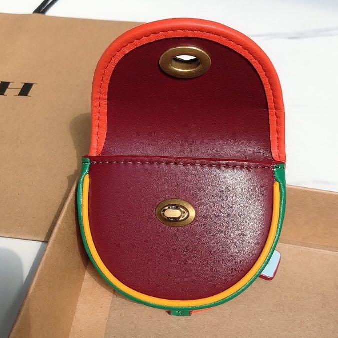 Saddle bag outlet charm coach