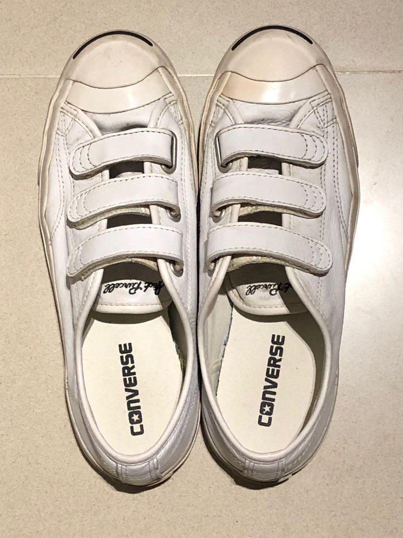 Vintage Converse Jack Purcell Leather Unisex Loafers Carousell