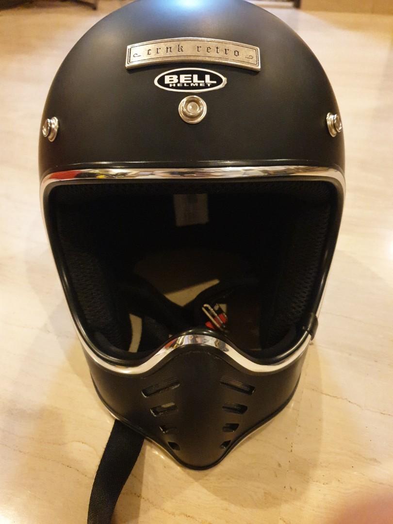 crnk retro helmet Motorcycles Motorcycle Apparel on Carousell