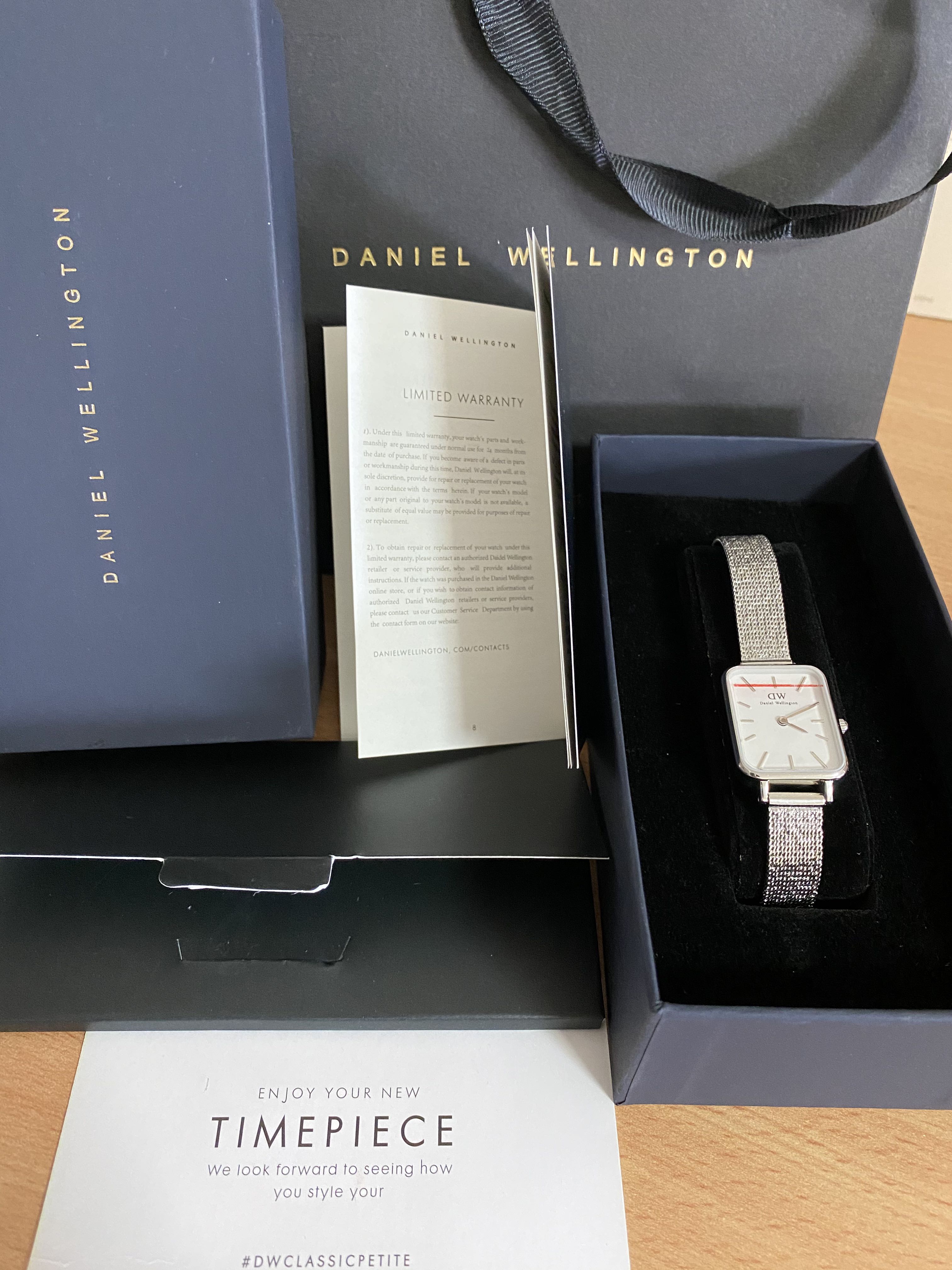 Daniel Wellington Quadro Pressed Sterling Watch