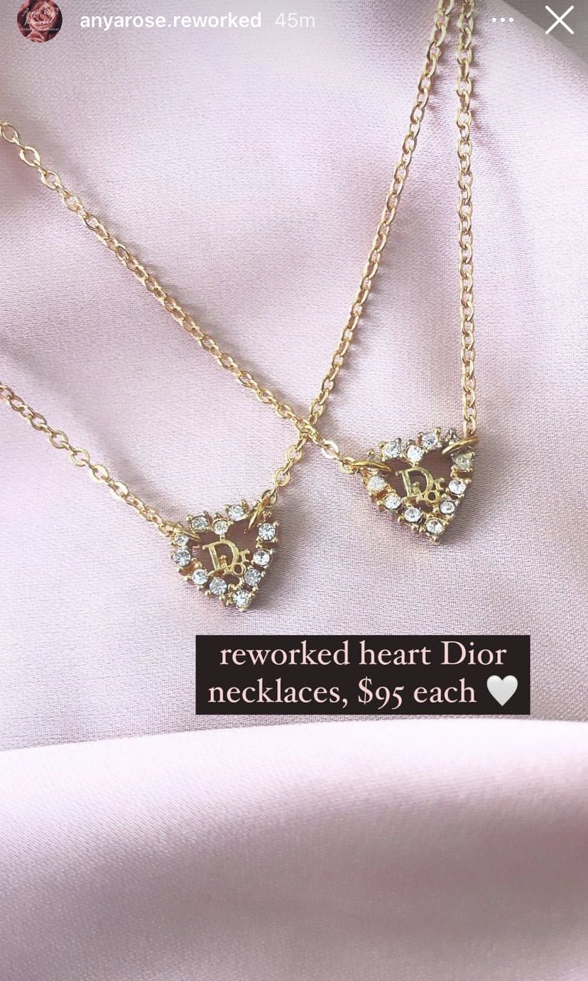 Dior reworked best sale necklace