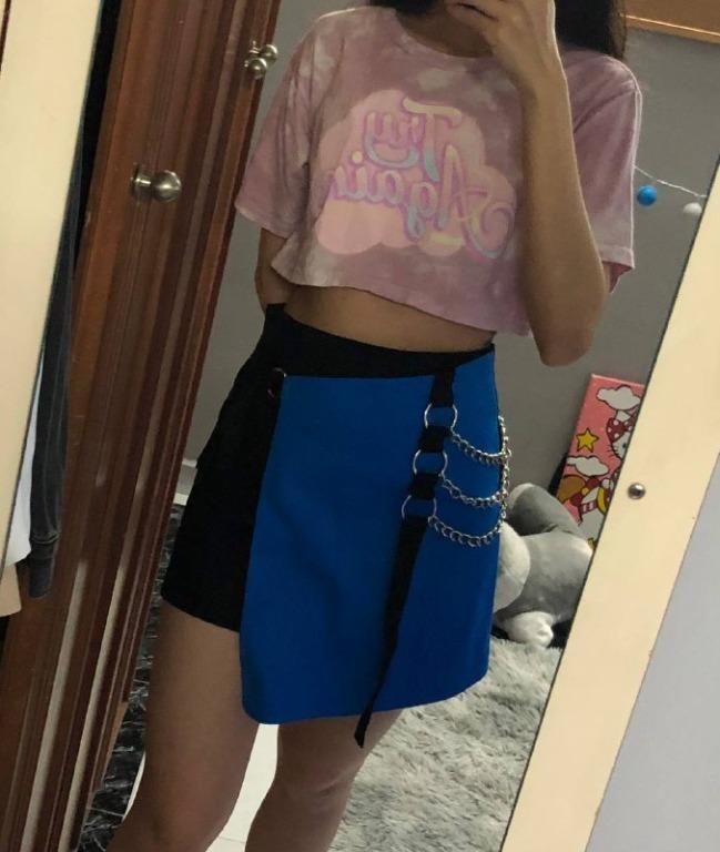 Blue skirt deals dollskill