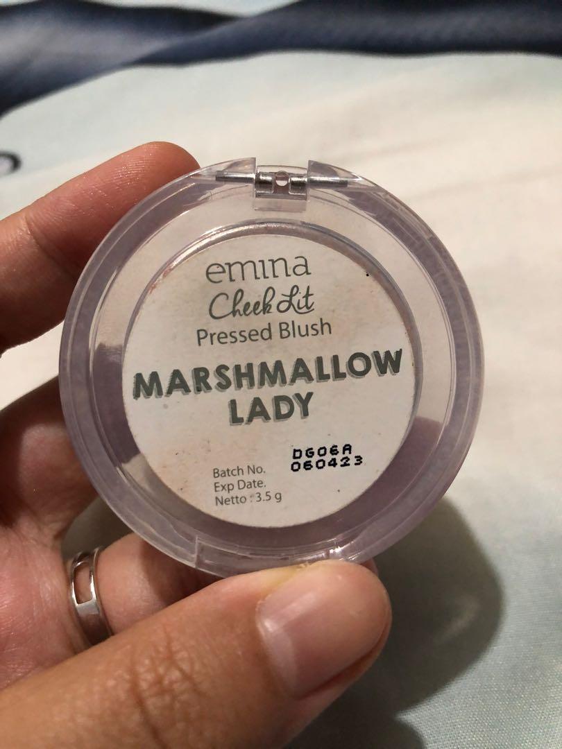 Emina Cheeklit Marshmallow Lady, Kesehatan & Kecantikan, Rias Wajah di Carousell