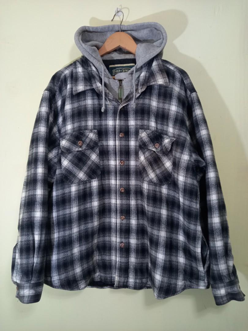 Field and stream flannel hot sale hoodie