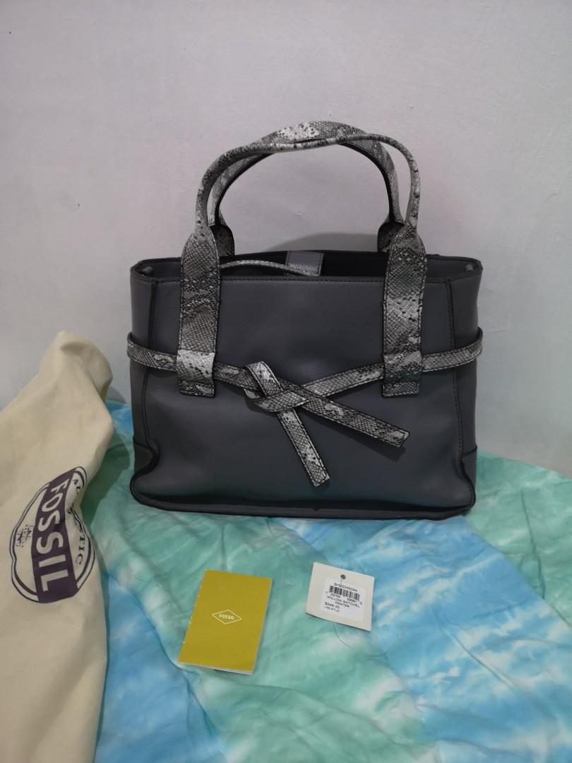 Fossil willow satchel pewter. Barang Mewah Tas Dompet di Carousell