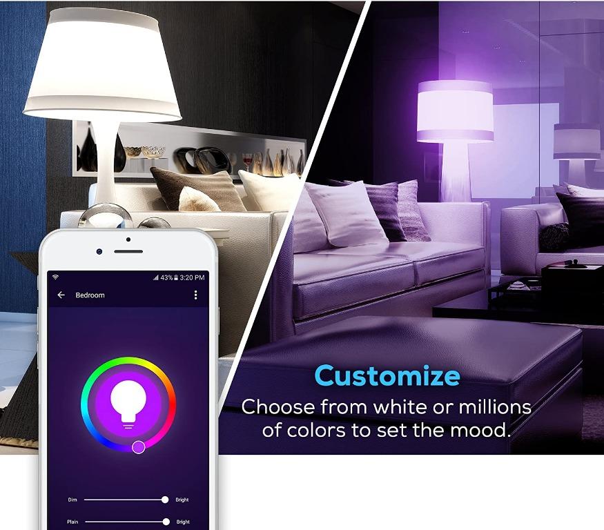 Geeni Prisma 450 A19 Smart Wi-Fi LED Mulitcolor Light Bulb - 45W  Equivalent, No Hub Required, Works with Alexa, Google Assistant & Microsoft  Cortana, Everything Else on Carousell