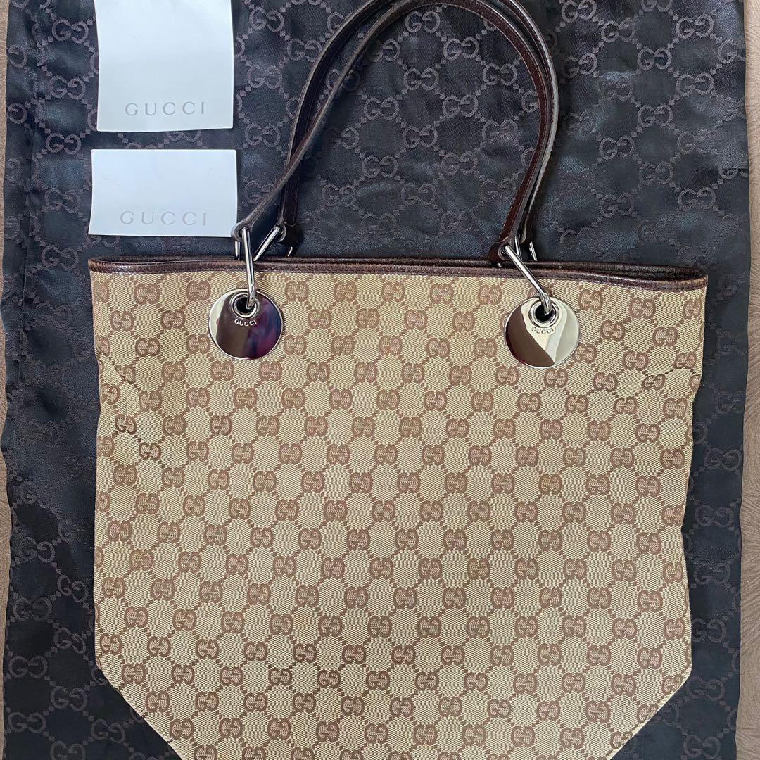 Gucci Eclipse Bucket Tote, Luxury, Bags & Wallets on Carousell