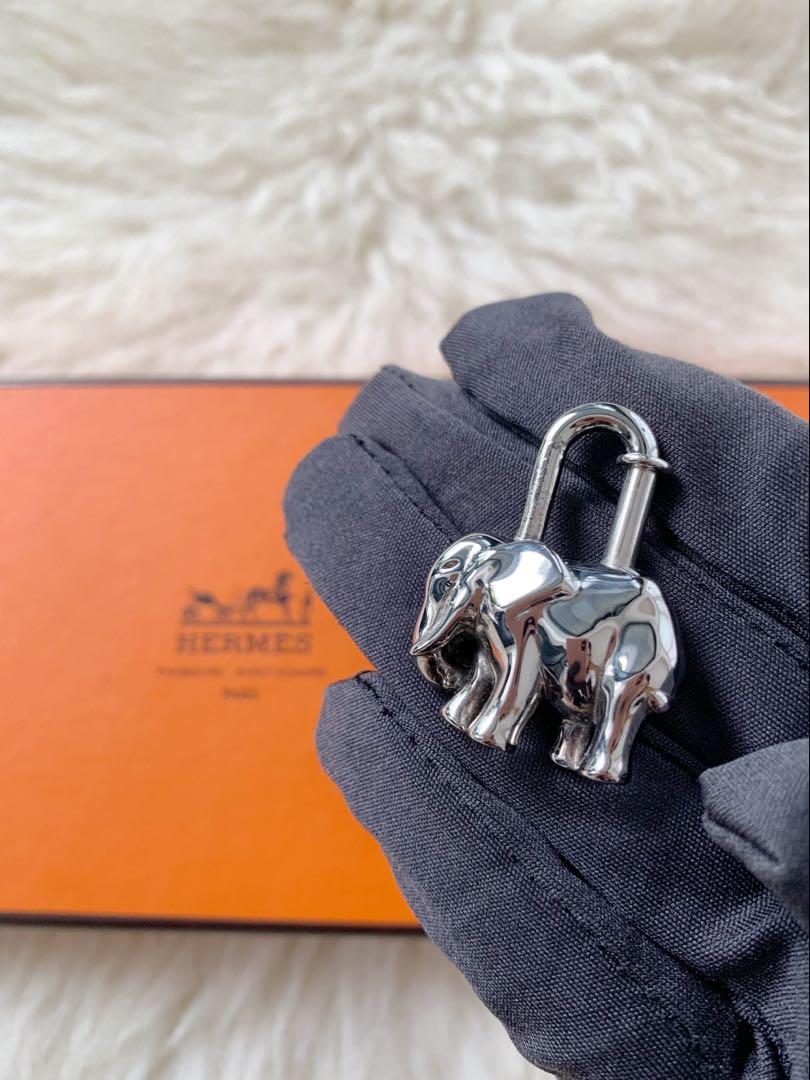 HERMES Cadena Elephant Charm Bag Lucchetto 1997 Edizione