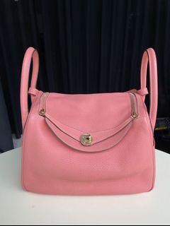 Excellent Condition Hermes Lindy 30 In Sanguine Clemence, Luxury on  Carousell