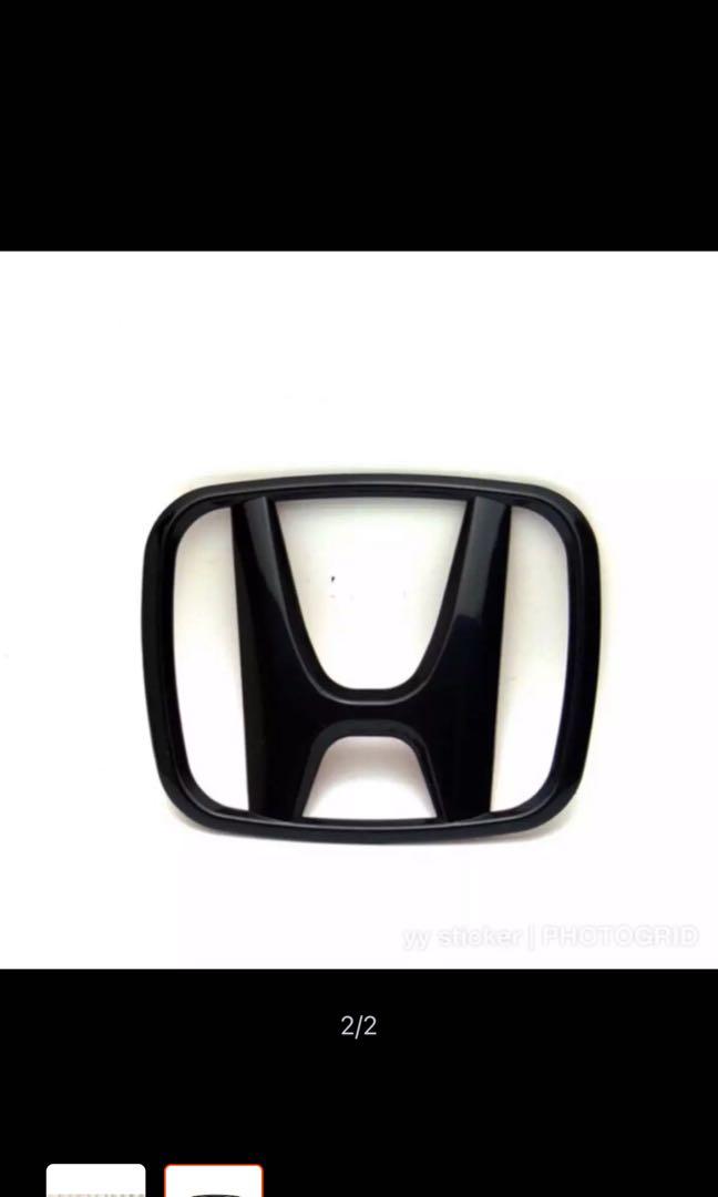 Honda Civic Fb Honda Black Logo Rear Auto Accessories On Carousell