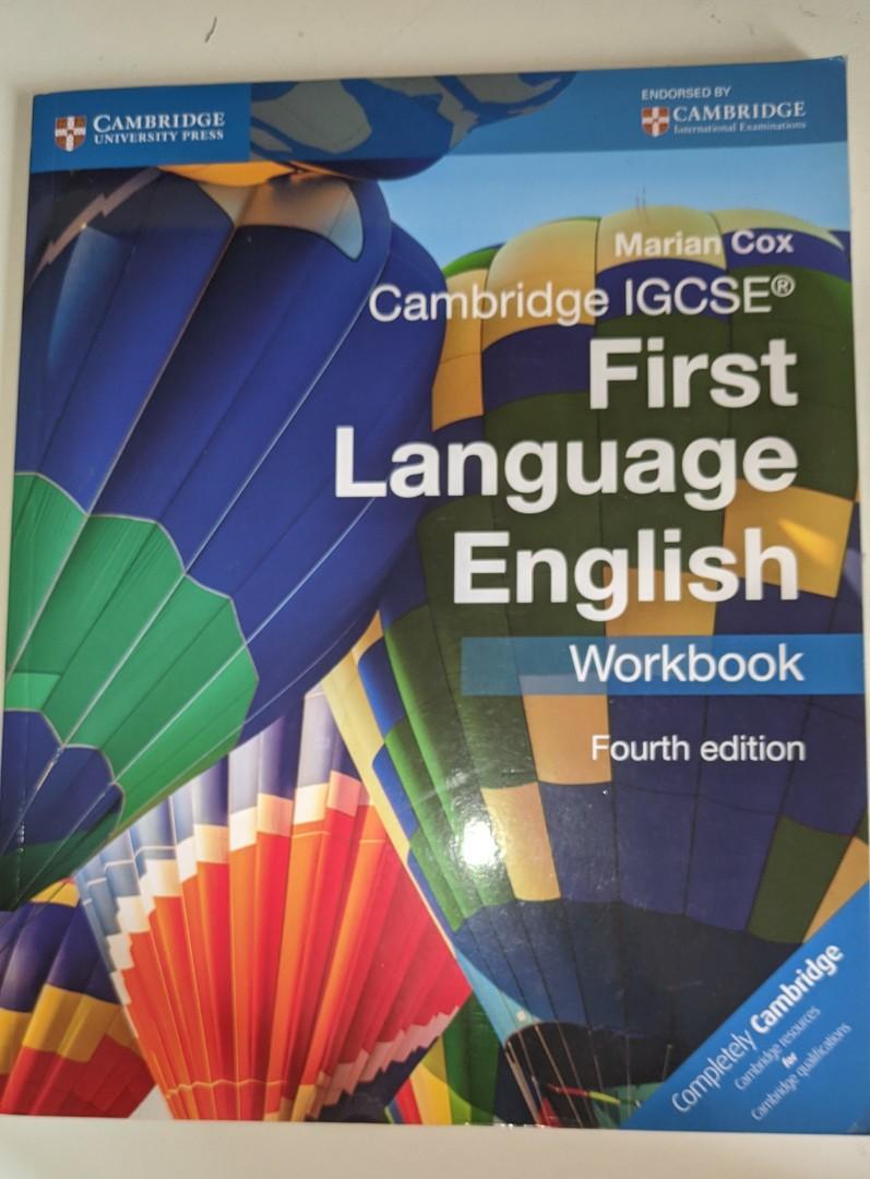 Igcse first language english workbook hobbies toys books