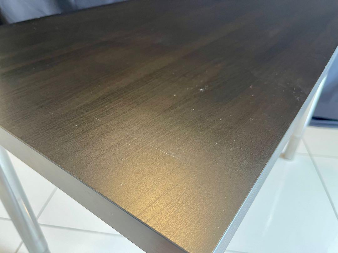 IKEA LINNMON Table with GERTON Adjustable Legs, Furniture & Home Living