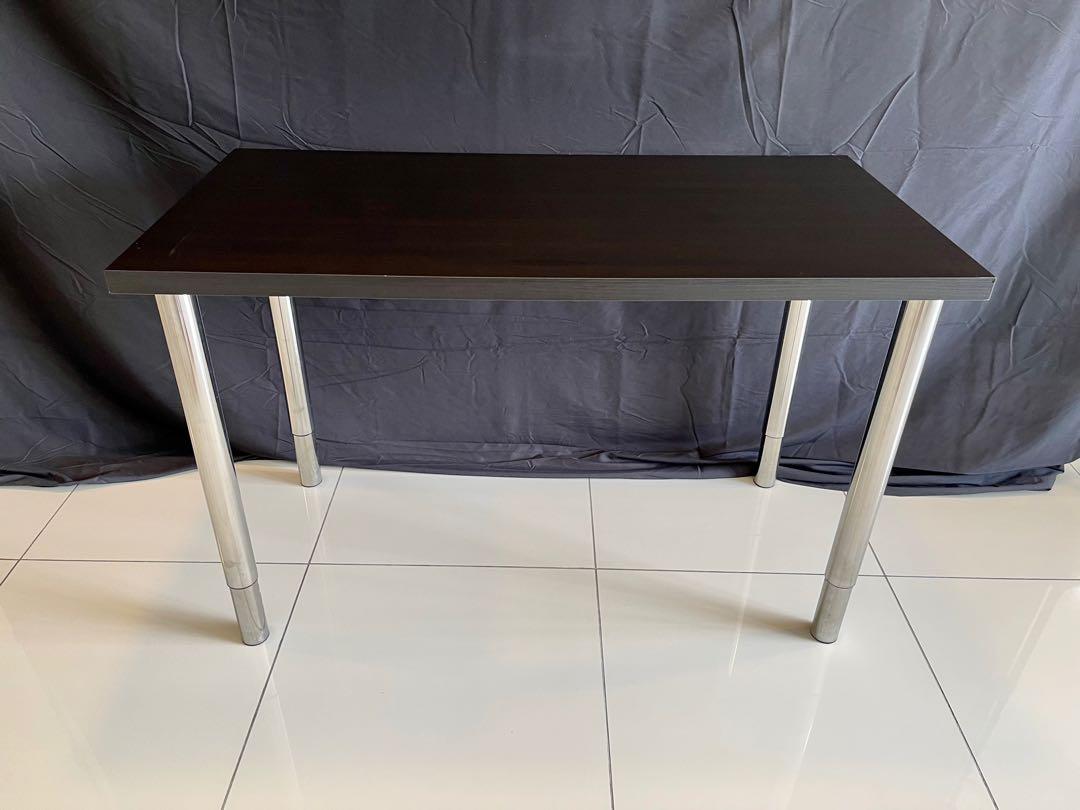 IKEA LINNMON Table with GERTON Adjustable Legs, Furniture & Home Living