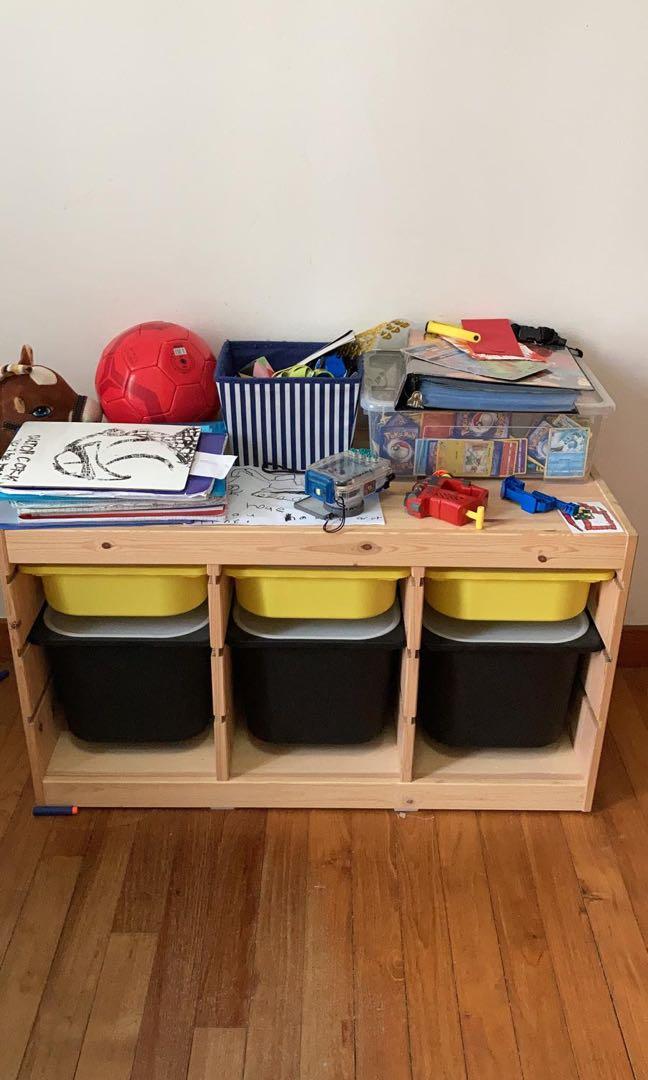 IKEA toy box, Furniture & Home Living, Furniture, Shelves,