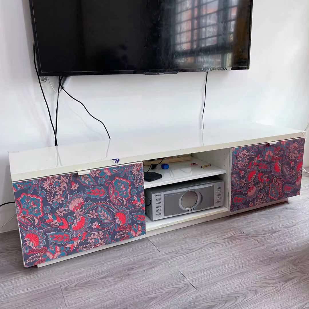 IKEA TV console + DIY drawers [Self Collection Immediate], Furniture