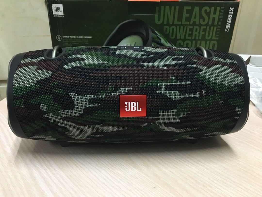 JBL Extreme 2 Portable Speaker, Camouflage (Category: Soundbars, Speakers & Amplifiers) located in Pasay City. Submitted by jen.pen (Listing ID 1100080344, Image 3). Description: JBL Extreme 2 Portable Speaker, Camouflage.