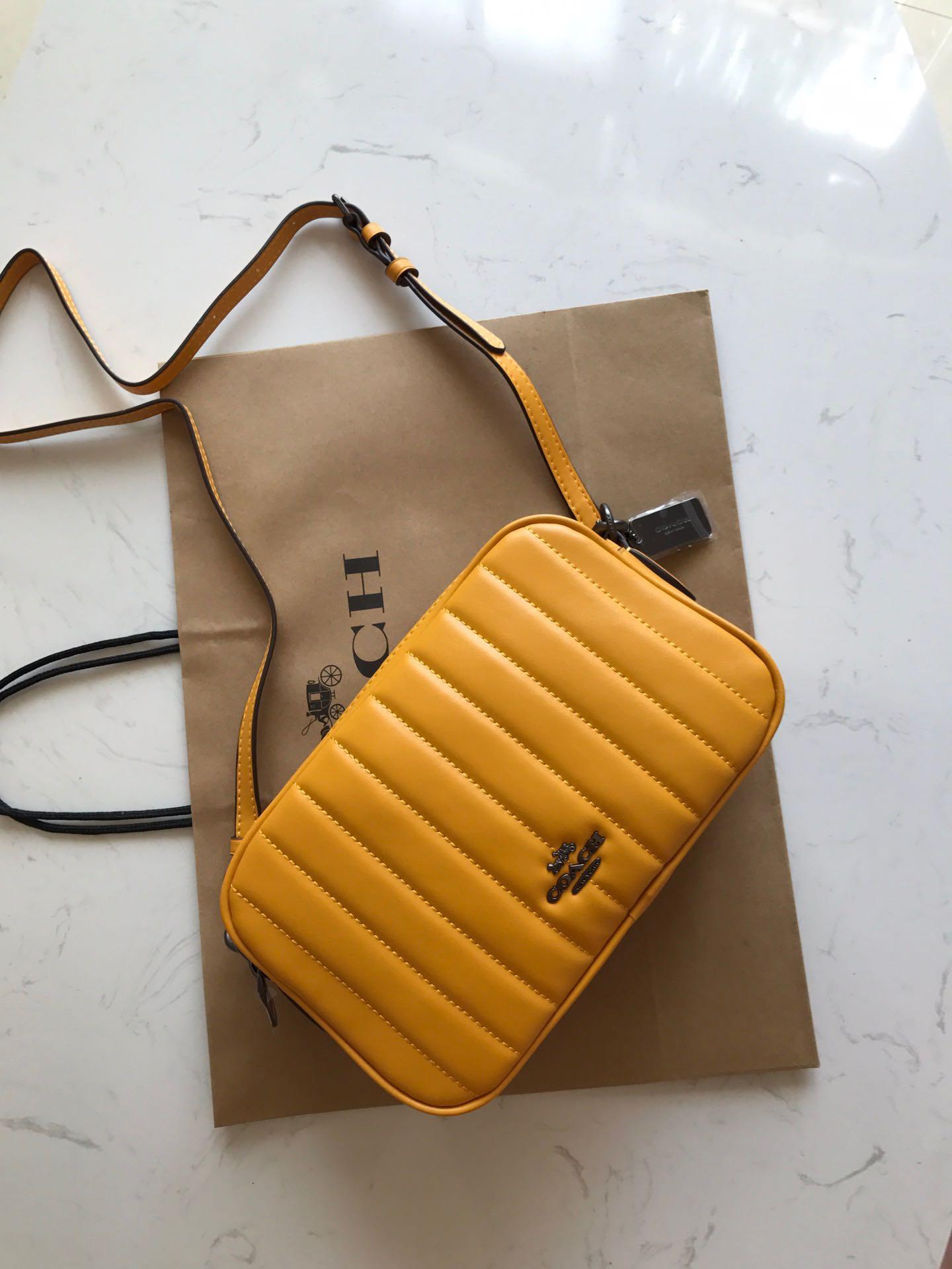 JES CROSSBODY WITH LINEAR QUILTING (COACH C1569), Women's Fashion, Bags