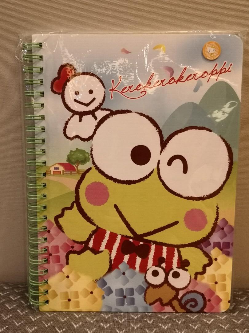 Kerokeroppi spiral notebook (Sanrio) (Category: Stationery & School Supplies) located in Manila. Submitted by maifabfinds (Listing ID 1100109712, Image 1). Description: .