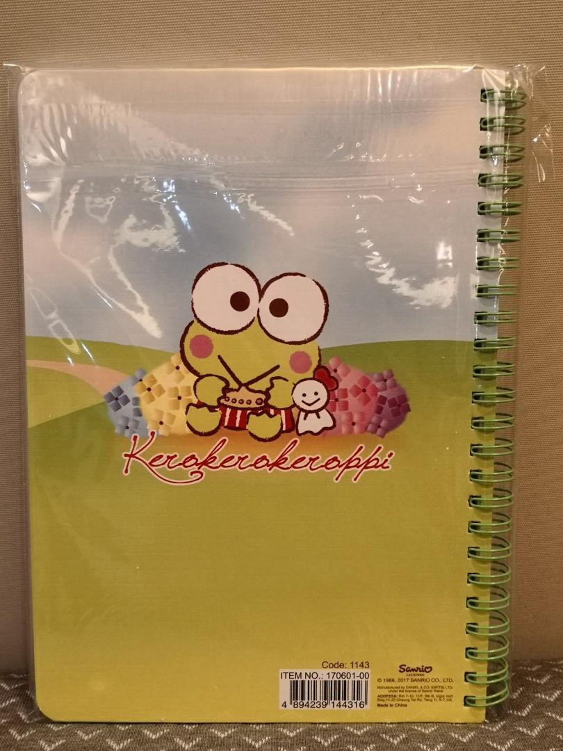 Kerokeroppi spiral notebook (Sanrio) (Category: Stationery & School Supplies) located in Manila. Submitted by maifabfinds (Listing ID 1100109712, Image 2). Description: .