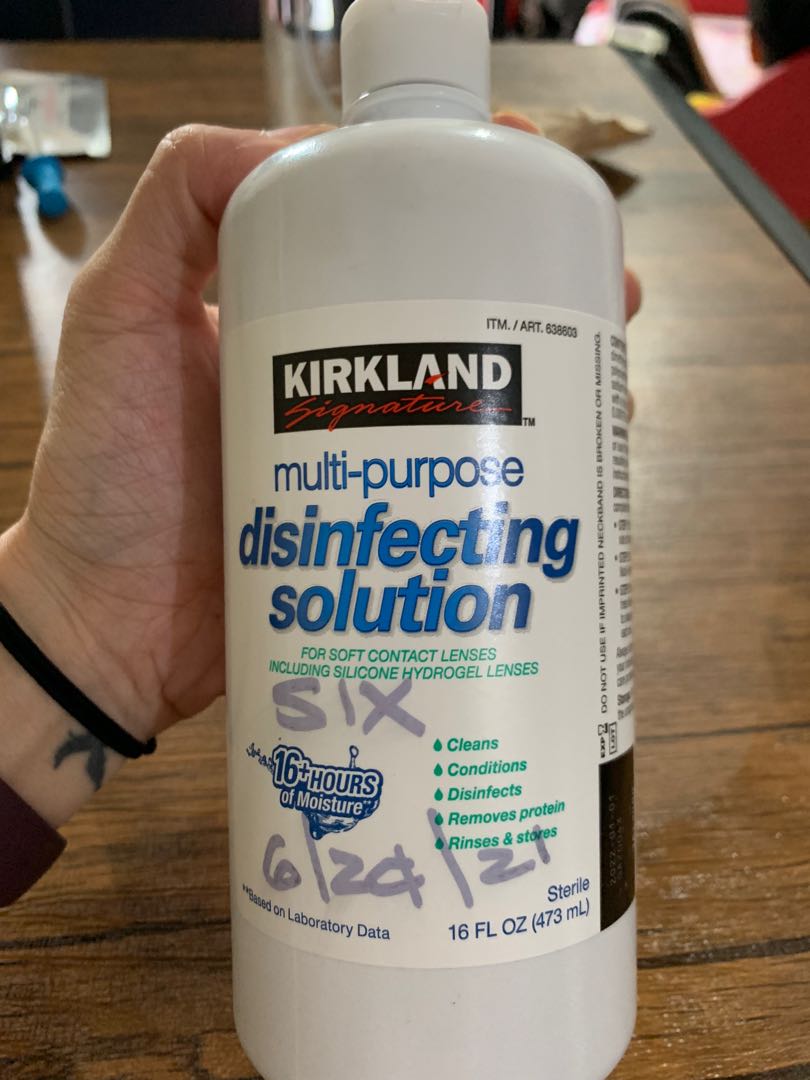 Kirkland Contact Lens Solution, Beauty & Personal Care, Vision Care on