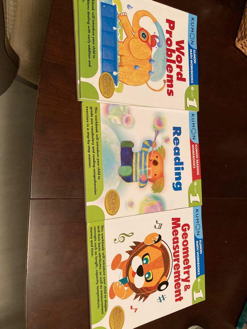 Kumon workbook grade x 3, Hobbies & Toys, Books & Magazines, Textbooks